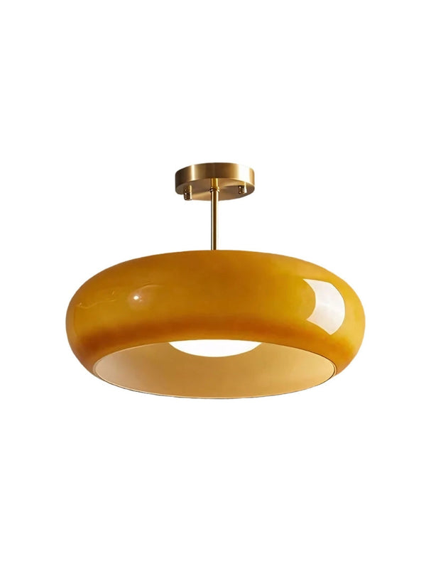 Soren Modern Glass Flush Mount Ceiling Light for Bedroom & Hallway