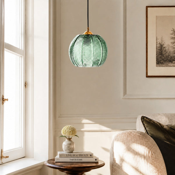 Sylvie Modern Leaf Glass Pendant Light for Kitchen Island & Dining