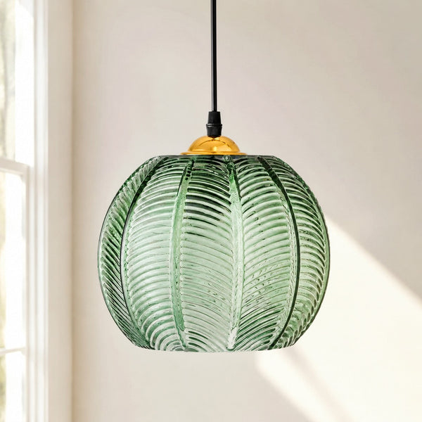 Sylvie Modern Leaf Glass Pendant Light for Kitchen Island & Dining
