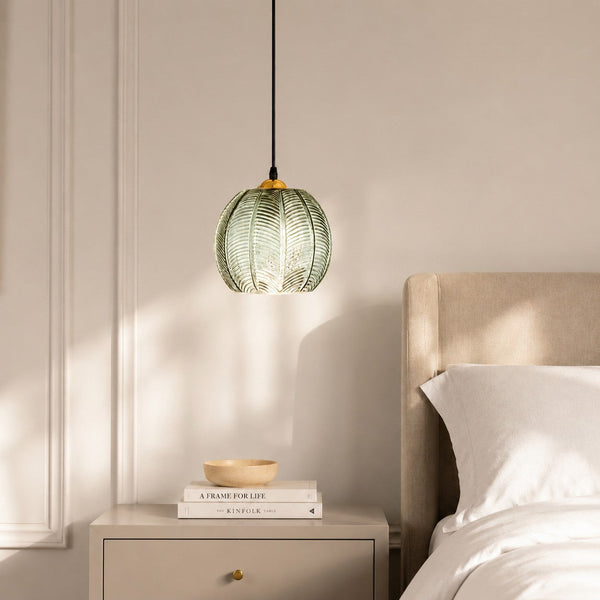 Sylvie Modern Leaf Glass Pendant Light for Kitchen Island & Dining