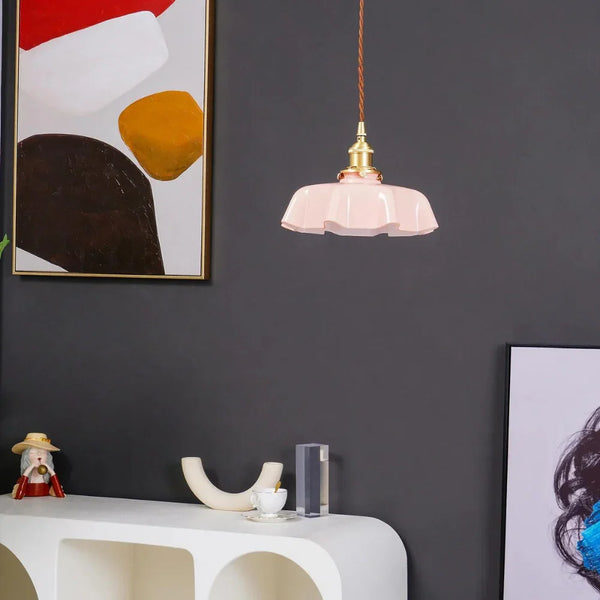 Colette Modern Glass Pendant Light for Kitchen Island & Dining Room