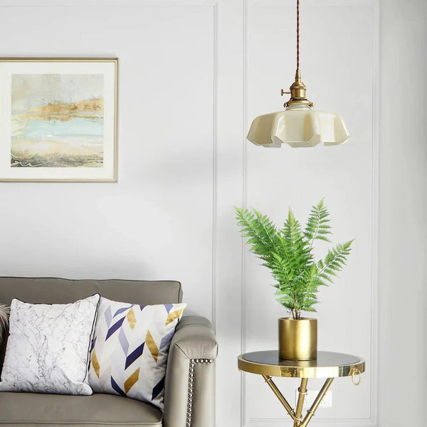 Colette Modern Glass Pendant Light for Kitchen Island & Dining Room