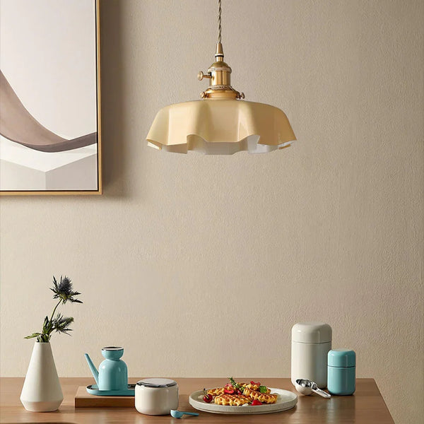 Colette Modern Glass Pendant Light for Kitchen Island & Dining Room