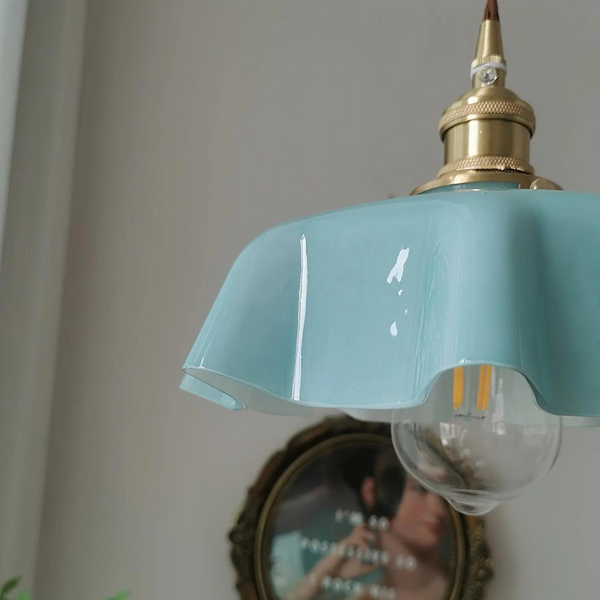 Colette Modern Glass Pendant Light for Kitchen Island & Dining Room