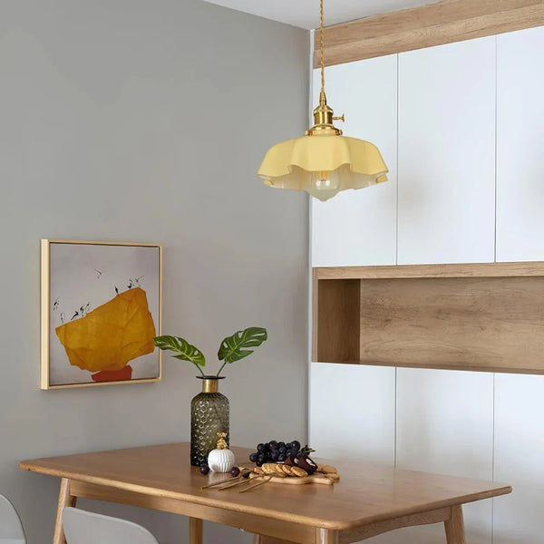 Colette Modern Glass Pendant Light for Kitchen Island & Dining Room