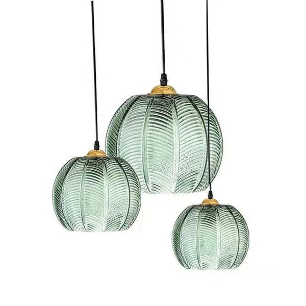 Sylvie Modern Leaf Glass Pendant Light for Kitchen Island & Dining