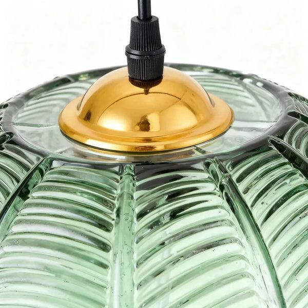 Sylvie Modern Leaf Glass Pendant Light for Kitchen Island & Dining