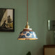 Emilia Modern Hand-Painted Ceramic Pendant Light for Kitchen & Dining